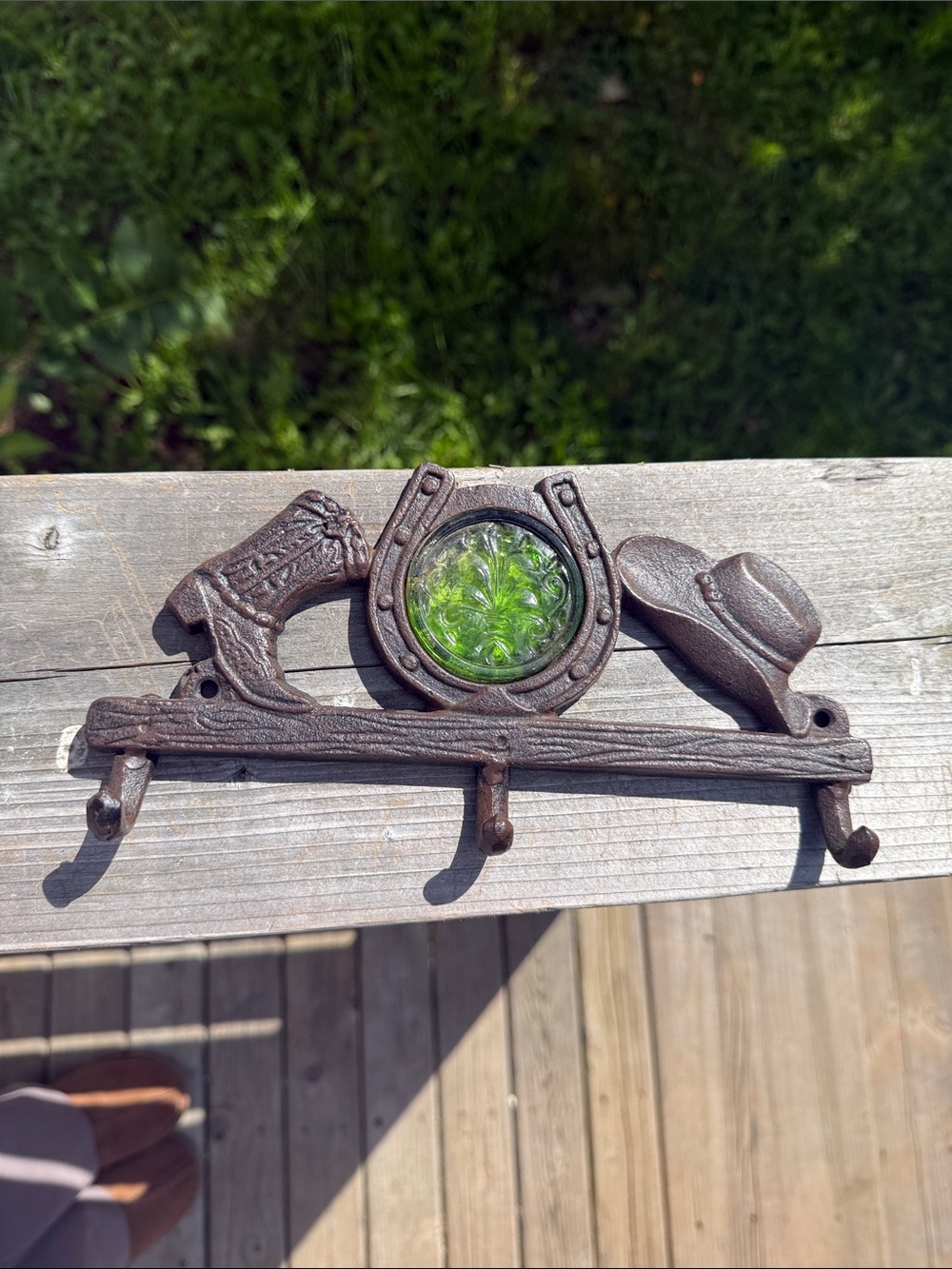 Vintage Metal Cowboy Wall Hook Decor Western - Picture 2 of 6